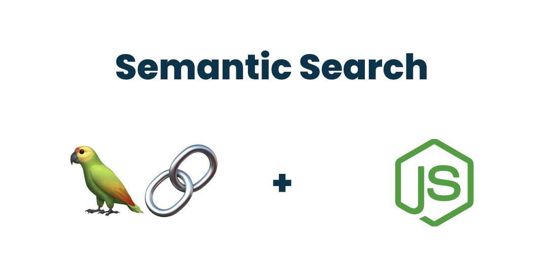 Semantic search with Node.js and LangChain