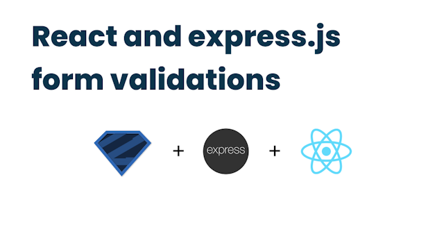 React and express.js form validations with Zod